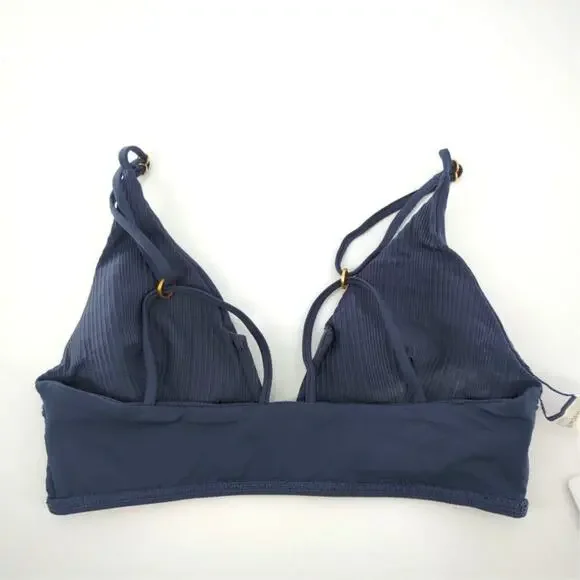L*Space Pointelle Rib Siren Bikini Top L - Picture 6 of 9